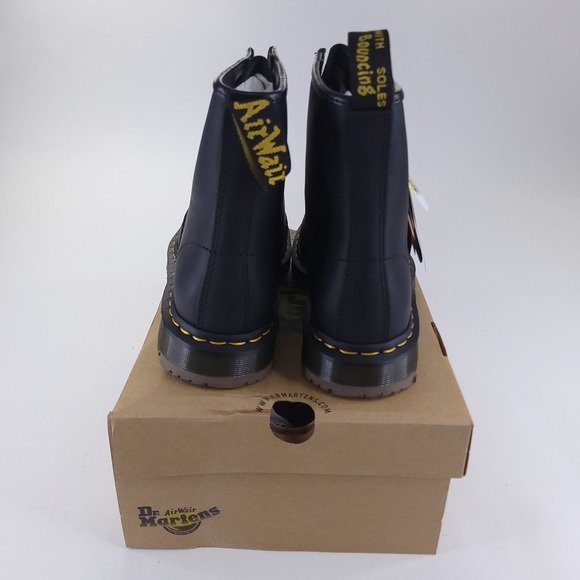Dr. Martens Work Boots Mens 8 Womens 9 Black  1460 SR Slip Resistant Leather NIB main image 9